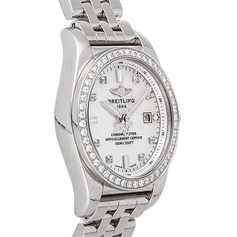 Breitling Galatic 29 Sleek Quartz Diamond Ladies Watch